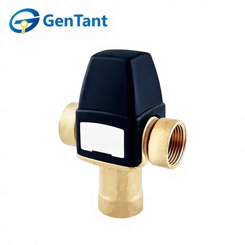 صمام خلط ترموستاتي مع مخرج مياه سفلي